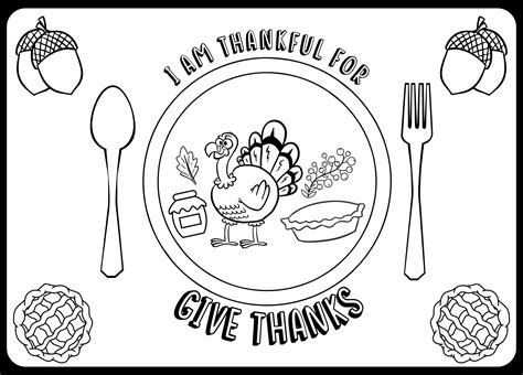 Thanksgiving Coloring Placemats For Toddlers 12 Free Pdf Printables