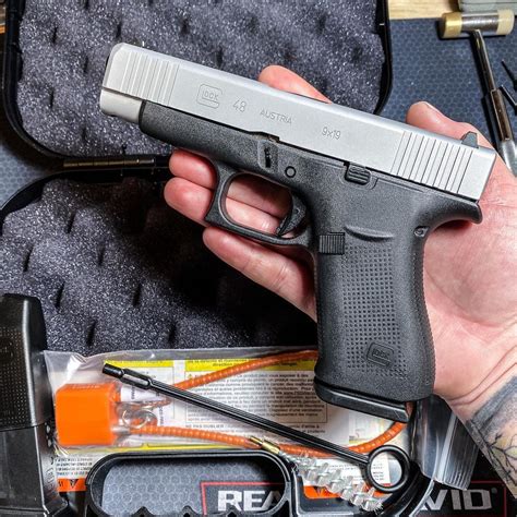 Glock 48 Silver Slide - BUY BEST GUNS