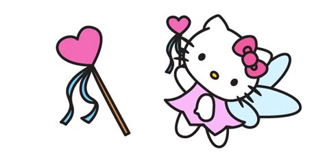 Hello Kitty and Magic Wand cursor – Custom Cursor