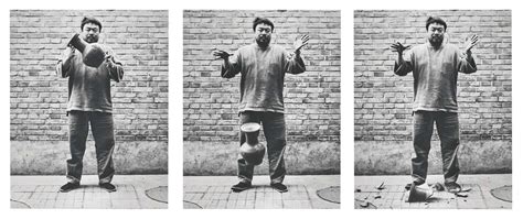 Ai Weiwei Dropping A Han Dynasty Urn (Signed Print) 1995