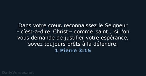 Novembre Verset Biblique Du Jour Bds Pierre