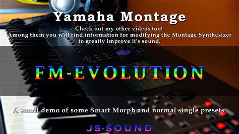 Yamaha Montage MODX Library Sound Set FM Evolution Live Demo YouTube