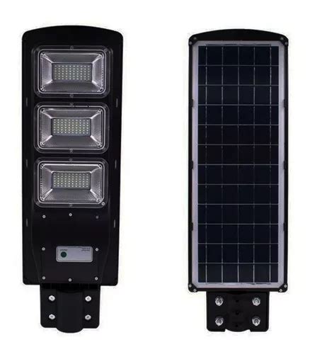 Luminaria Solar Luz Led W Alumbra Publico Potente Sensor