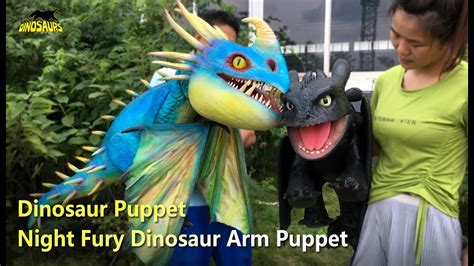 Dinosaur Puppet Night Fury Dinosaur Arm Puppet Puppets Youtube