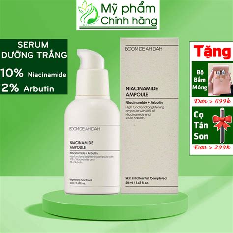 Serum Dưỡng Trắng Niacinamide Ampoule Boom De Ah Dah 50ml Tinh Chất Dưỡng Trắng Chuyên Sâu [nhẬp