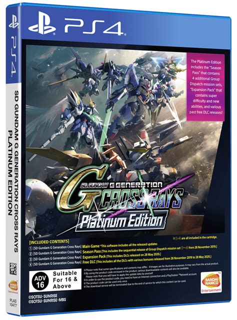 Joc Sd Gundam G Generation Cross Rays Platinum Edition Pentru Ps