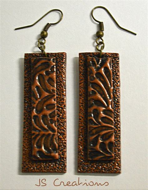 Antiquit Series Faux Metal Earrings Polymer Clay Beads Polymer