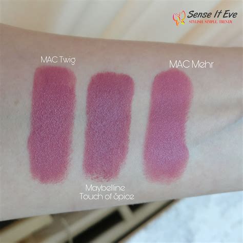 MAC Twig Lipstick Satin Review Swatches