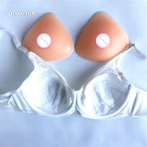 90d 1000g Silicone Breast Form With Bra Realistic Soft Fake Boob