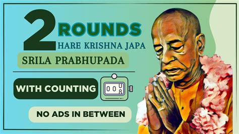 Srila Prabhupada Chanting Japa Rounds With Counting Hare Krishna Maha