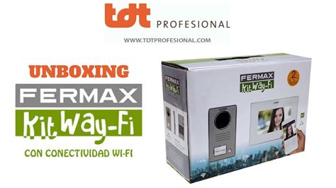 Kit de Videoportero WAY FI de Fermax Control desde el móvil YouTube