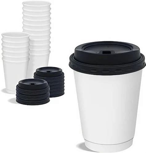 360 ML White Double Wall Paper Coffee Cup At Rs 3 64 Piece Double