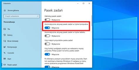 Jak ukryć pasek zadań w Windows 10 Orzech Pomaga