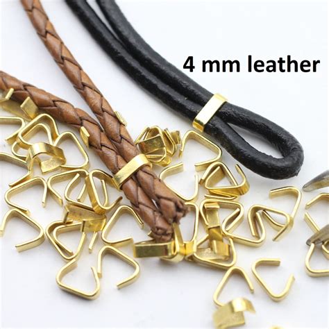 Metal Gold Crimp Fold Over Crimp Cord Crimp Crimp Fastener Crimp