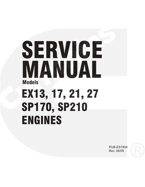 Subaru Sp170 Service Manual