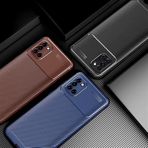 Samsung Galaxy A31 Phone Case Cover Luxury Carbon Fiber Soft Silicone