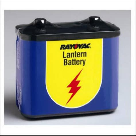 Rayovac General Purpose 6V Screw Terminal Zinc Lantern Battery ...