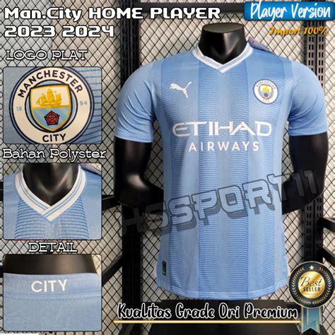 Jual Jersey Bola Man City Home Player Issue Versi Pemain