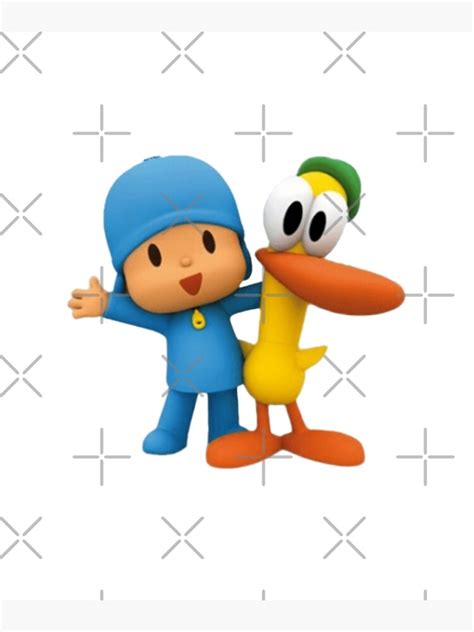 Cute Pocoyo And Pato Poster For Sale By Veerdya Redbubble