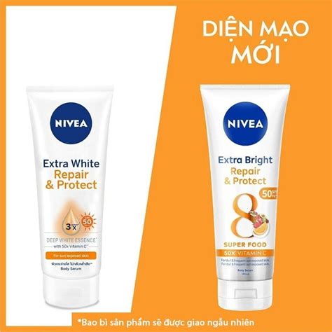 Sữa Dưỡng Thể Nivea Phục Hồi Dưỡng Trắng Da THẾ GIỚI SKINFOOD