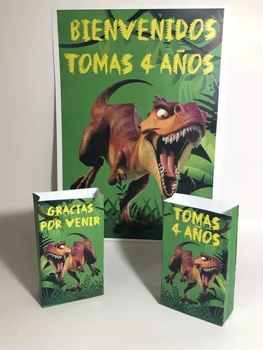 Bolsas Golosineras Personalizadas X Dinosaurio Rex En Venta En San