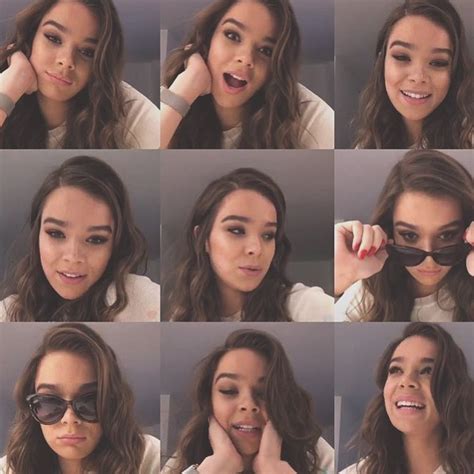 Collage from Instagram Live : r/HaileeSteinfeld