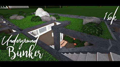 Roblox Bloxburg Underground Bunkerhome Speedbuild 16k Sammyxm