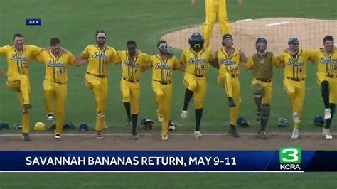 Savannah Bananas To Return To Sutter Health Park For 2024 Tour How To