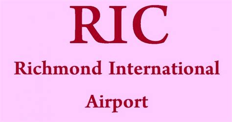 Richmond International Airport Code – Acronym Blog