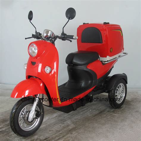 Fashionable Three Wheel Electric Tricycle Scooter Electric Delivery