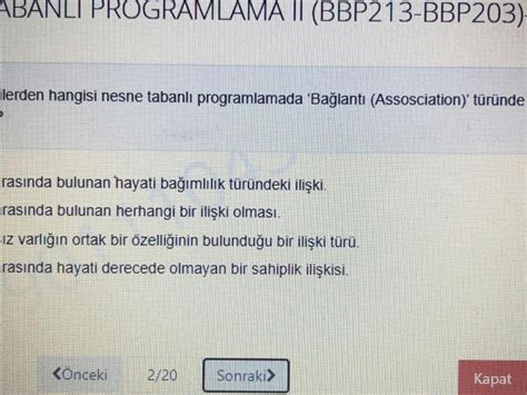 Solution Nesne Tabanli Programlama Java Vize Sinav Sorular Studypool