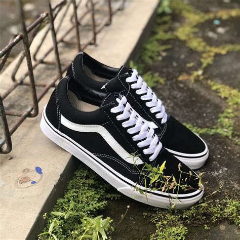 Jual Vans Old Skool Black White Global Original Shopee Indonesia