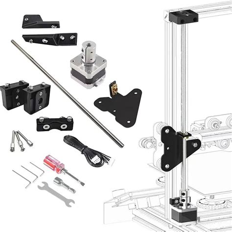 Dual Z Axis Lead Screw Upgrade Kit 34 Stepper Motor Creality Ender 3 Cr 10 Dual Z Axis Upgrade