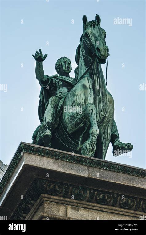 Sculptures In Vienna Center Austria Stock Photo Alamy