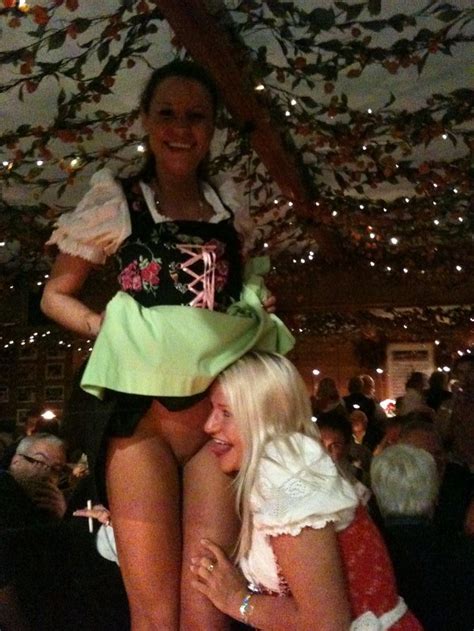 Cute Girl Flashes Pussy At Oktoberfest Naked Women Pictures