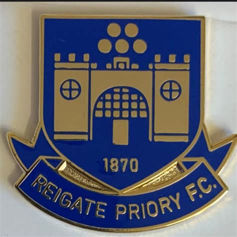 Priory Pin Badge Reigate Priory Football Club