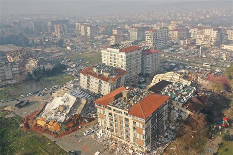 Watch live: Aerial views show damage in Turkey as earthquake search ...