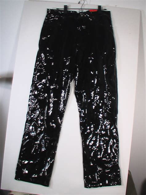 Black Pvc Vinyl Pant Goth Punk Men Mens Patent By Brightcloset