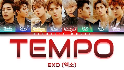 EXO 엑소 Tempo Color Coded Lyrics Han Rom Eng YouTube