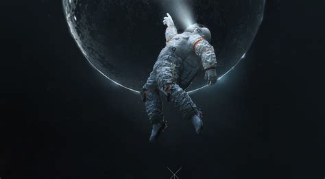 Astronaut Space Planet Space Art Digital Art Hd Wallpaper Rare