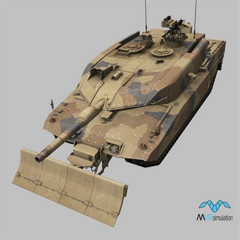 Leopard 2a7 Sa Camo 3d Model Mvrsimulation