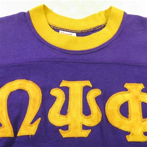 Vintage 1980 Omega Psi Phi Fraternity T Shirt Sz M All Star Philly Patch Purple The Clothing Vault