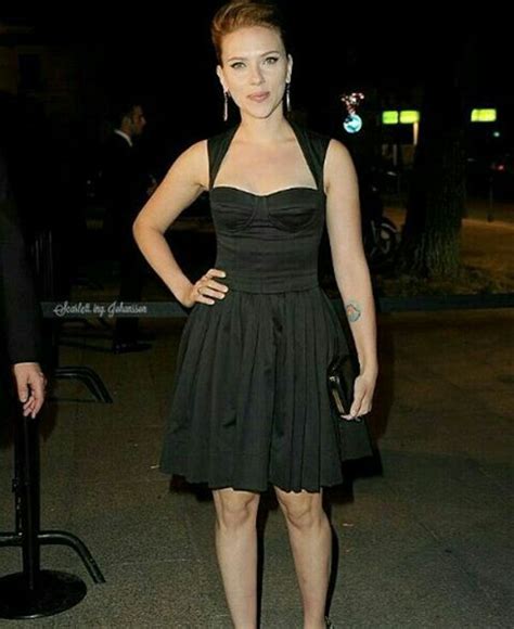 Scarlett Johansson Scarlett Johansson Dress Fashion Black Dress