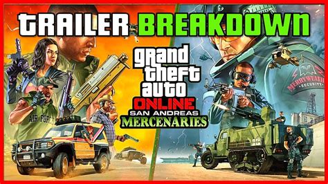 GTA 5 Online San Andreas Mercenaries DLC FULL Trailer Breakdown