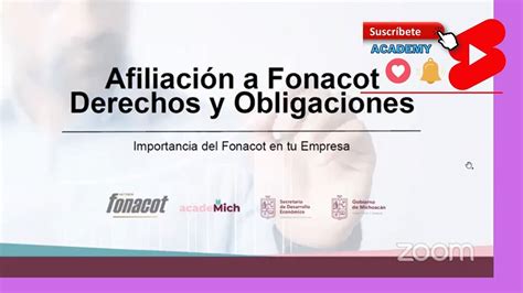 Afiliación a Fonacot Derechos y Obligaciones YouTube