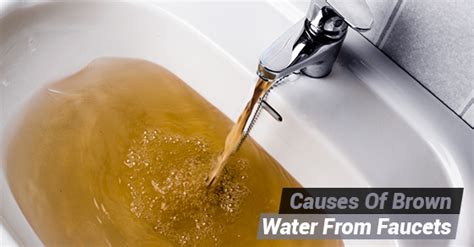 Possible Causes Of Brown Water From Your Faucets Advanced Plumbing