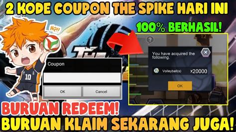 Update Kode Coupon The Spike Hari Ini Kode Kupon The Spike Volleyball