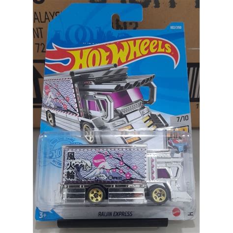 Hot Wheels Raijin Express Caminh O Japones Shopee Brasil