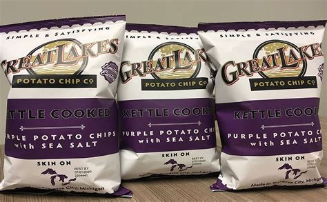 Great Lakes Potato Chip Co Offers Purple Blackberry Potato Chips For