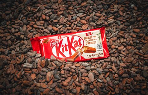 Breaking good First KitKat using cocoa from the Nestlé Income